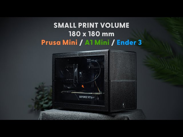 A 3D Printed Tiny-Printer-Friendly-Zero-Screw PC case!
