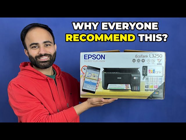 Epson L3250 Detail Review - Unboxing, Installation, Wifi Setup, Mobile App & Much More [Best?]