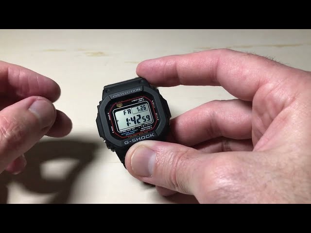 Casio G-Shock GWM5610U-1 | World Time Mode