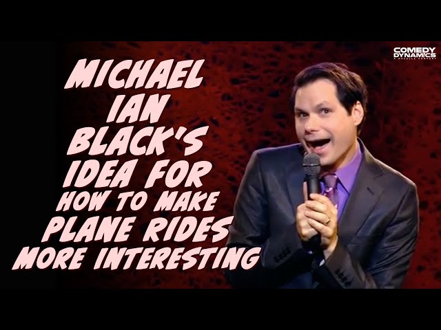 Michael Ian Black's Idea for How To Make Plane Rides More Interesting