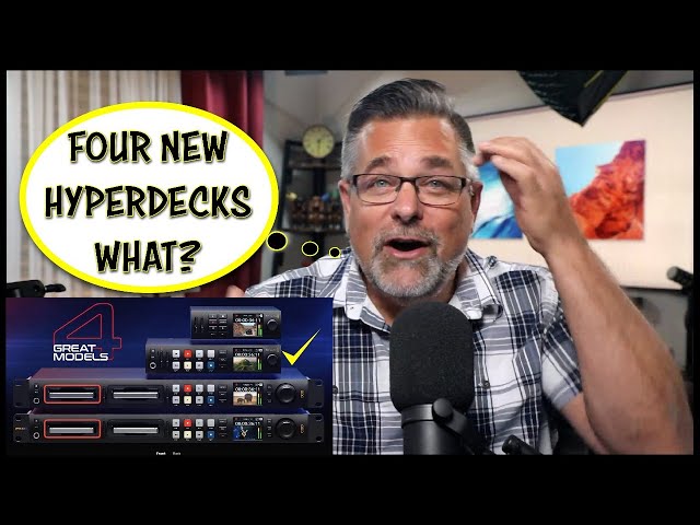 4 New HyperDecks..What Blackmagic Design?