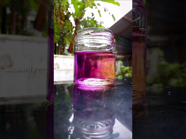 🔥Colour changing magic science experiment|Easy science experiment#shorts#m4tech#viral
