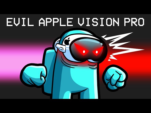 Evil Apple Vision Pro in Among Us