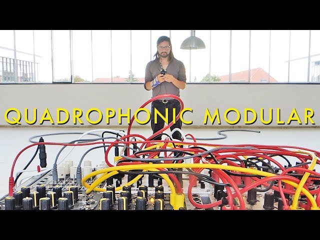 Quadrophonic Modular Synthesizer Performance
