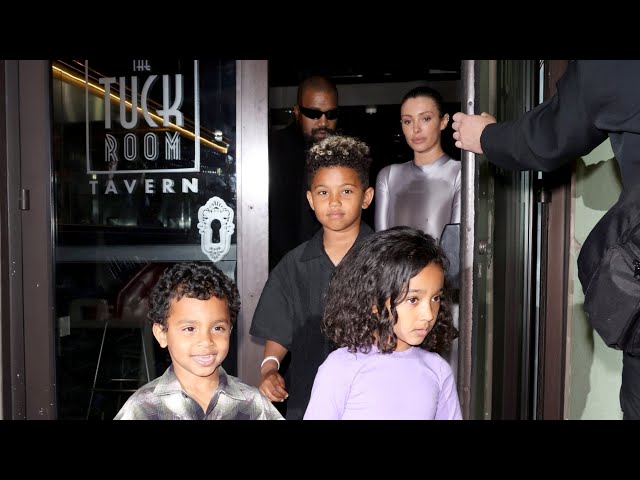Kanye and Bianca Censori with Kids in Los Angeles