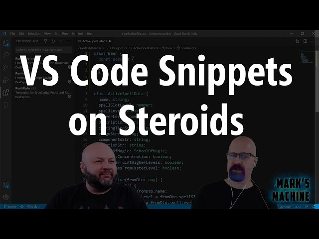 Building Software Faster in VS Code - Snippets on Steroids