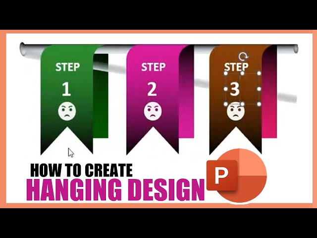 How to Create Three Hanging Options Design in PowerPoint