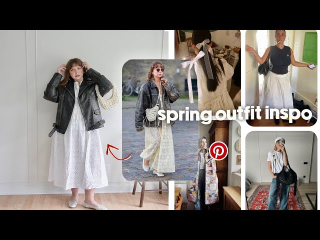 recreating pinterest outfits for SPRING 2024 (outfit inspo)