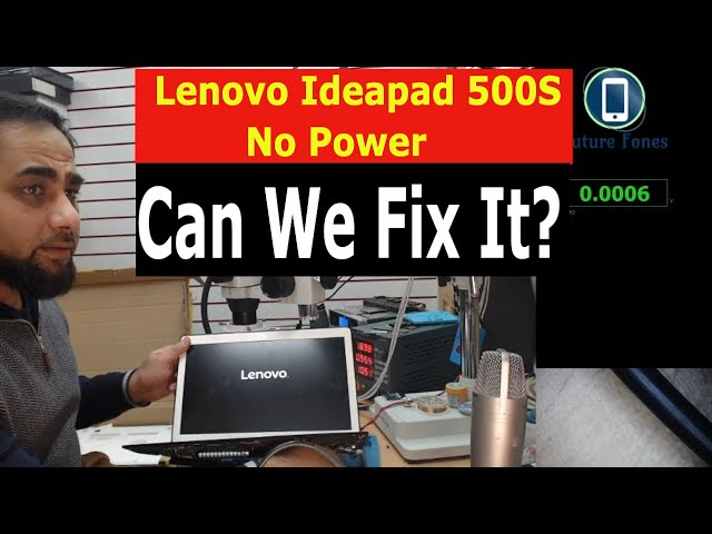 Lenovo Ideapad 500S LA-D061P No Power Fix By Simple Tests.    #ACP #ACN