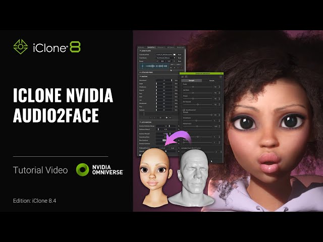 Getting Started with iClone NVIDIA Audio2Face Plugin | iClone Tutorial