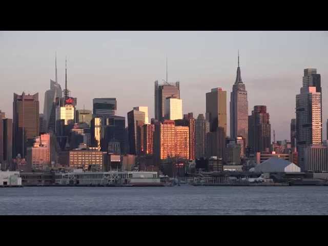 Sony FDR-AX100 4K NYC Skyline Video Sample