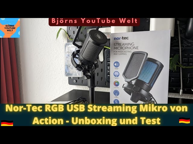 Nor-Tec RGB USB Streaming Podcast Mikro von Action