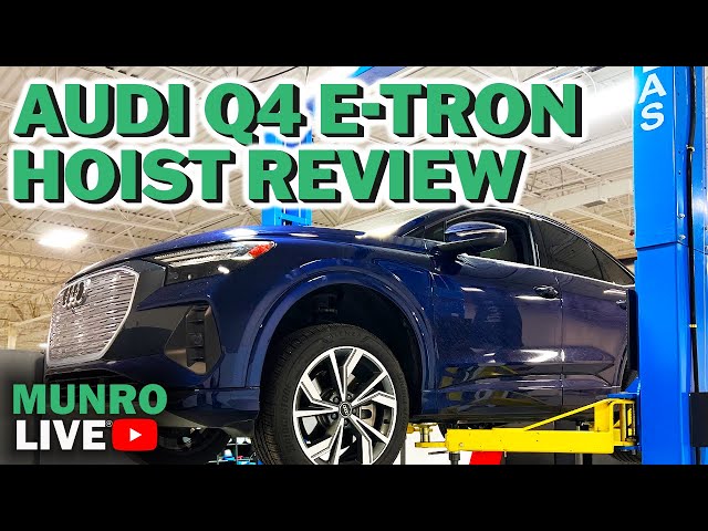 A platform shared with the Volkswagen ID.4 | Audi e-Tron Q4 Hoist Review