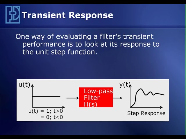 Filtering for Dynamic Signals Part II