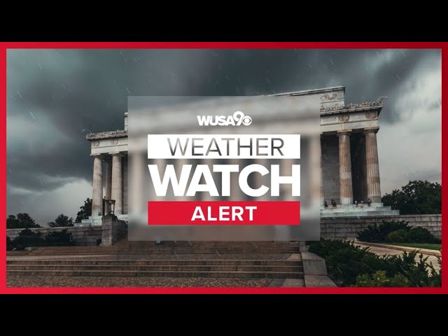 Weather Watch Alert: Afternoon / Evening Storms in DC