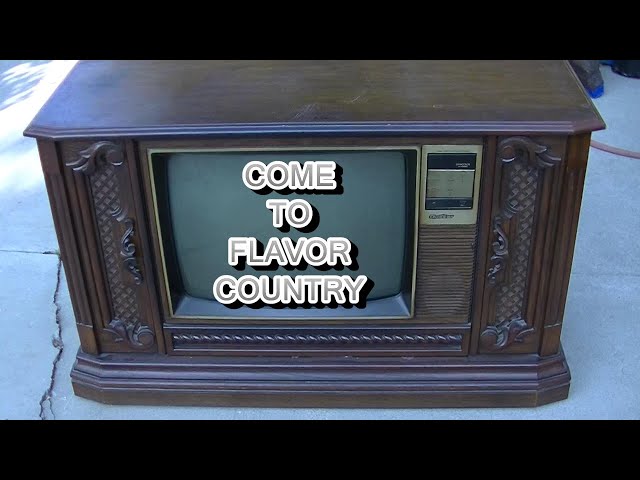 Hideous Quasar Smokers Choice 1984 Color Television NASTY