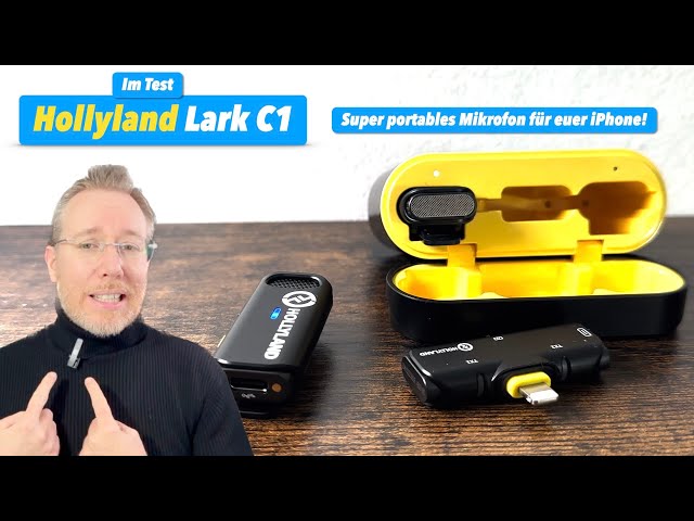 Hollyland Lark C1 Test: Tolles  iPhone Mikrofon-Set zum Vloggen oder für Interviews!