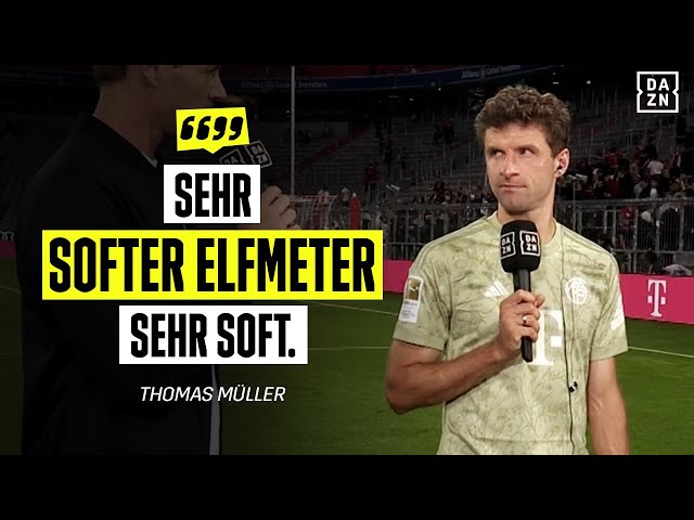 "Wir spielen ja schon noch Kontaktsport!" - Thomas Müller nach Bayern - Leverkusen