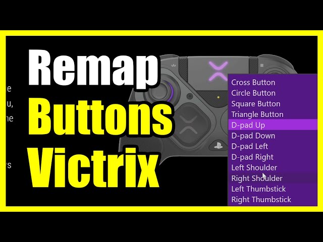 How to Remap Any Button on Victrix Pro BFG Controller on Control Hub App on Computer