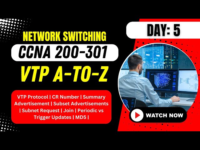 5. VTP Protocol | CR Number | Summary, Subset Advertisement, Subnet Request, Join | MD5 Digest Value