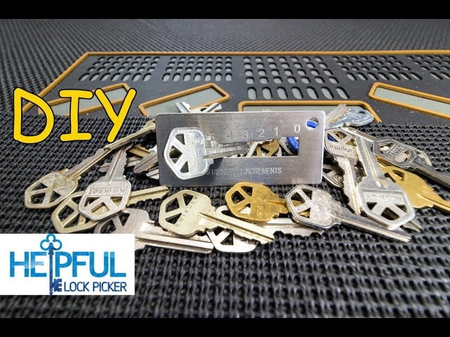 [163] DIY: How To Decode A Key To A Lock By Sight In Minutes! (Basic DIY Locksmithing)