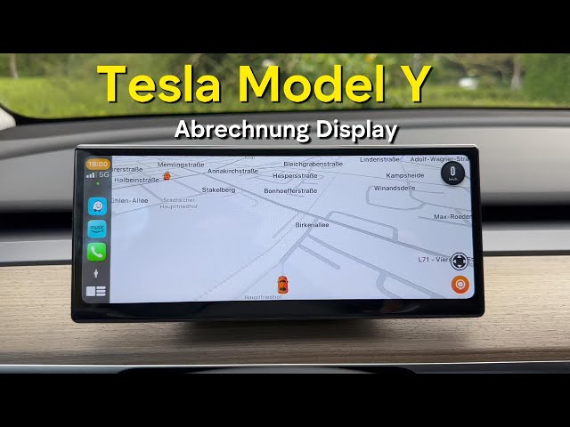 Tesla Model Y Abrechnung Display TLYARD