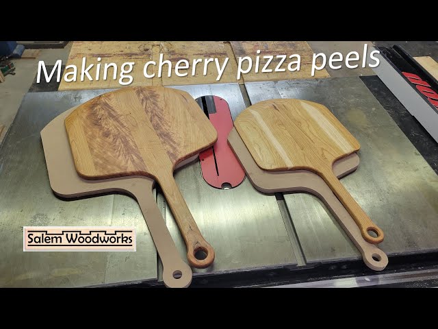 Making cherry pizza peels good enough for wood-fired pizza
