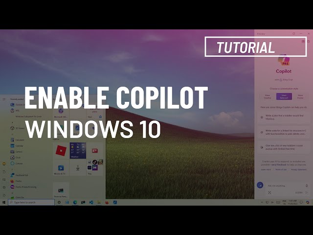 Windows 10: Enable NEW Copilot AI (preview)