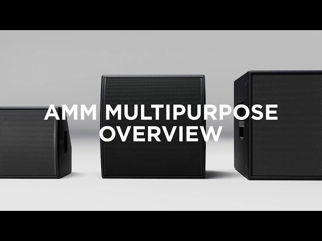 AMM Loudspeaker Family Overview