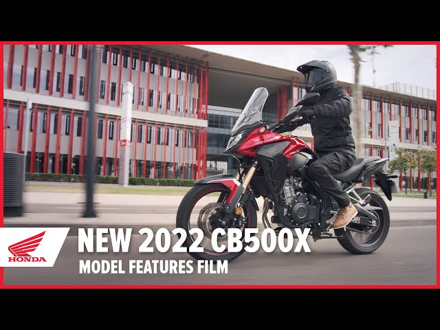 New 2022 CB500X Model Features Film