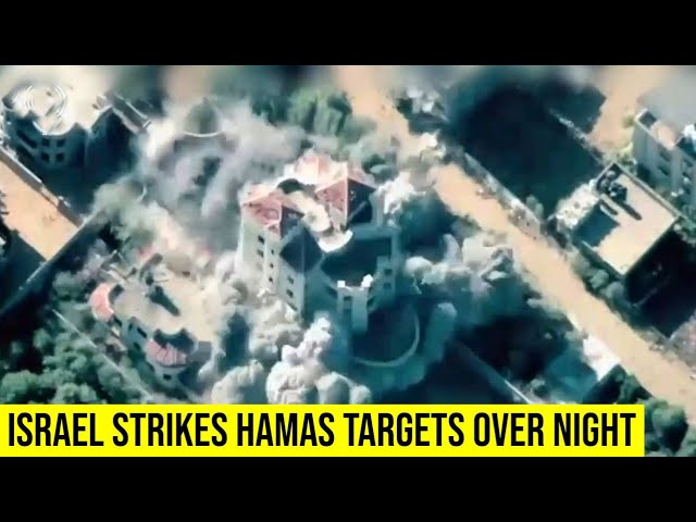 Israel steps up strikes on Hamas targets in Gaza.