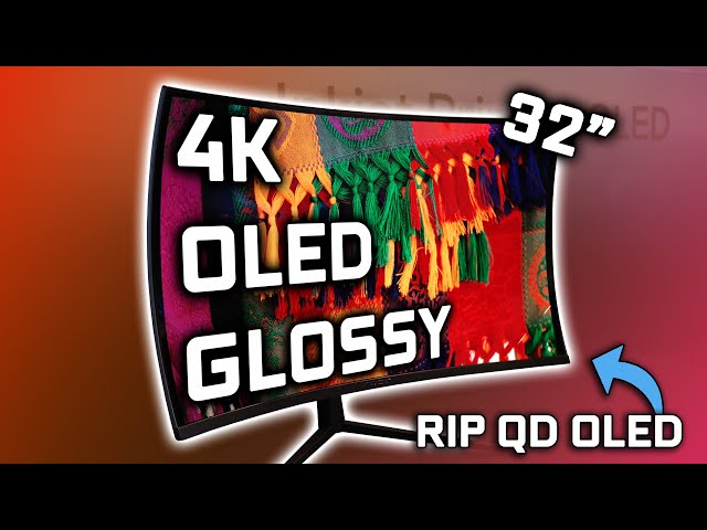 OLED End Game - 32” 4K RGB Inkjet Printed Glossy Monitors