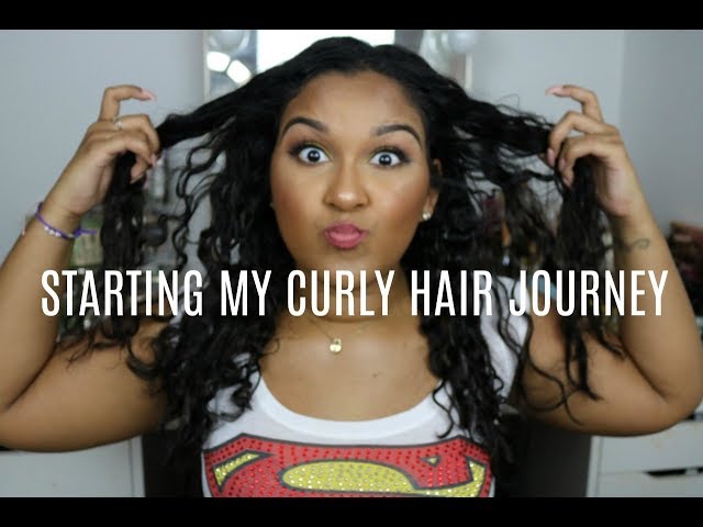 STARTING MY CURLY HAIR JOURNEY | PRODUCTS I'M USING, WHY I'M GOING NATURAL | Natalia Garcia