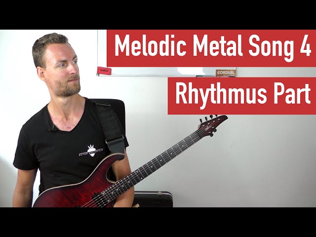 Metal Riffs lernen - Melodic Metal Song 4 - Rhythmus Part | Guitar Master Plan