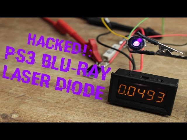 HACKED!: PS3 Blu-Ray Laser Diode || Simplest Constant Current Source