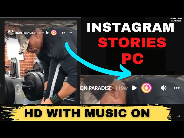 How to download instagram Stories on pc !! Download Instagram STORIES in HD  with Sound on PC chrome