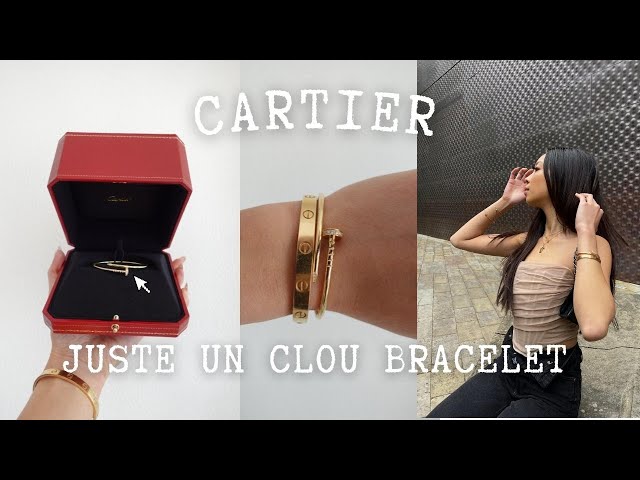 Cartier Juste Un Clou Bracelet | Yellow Gold Diamond Unboxing!!!