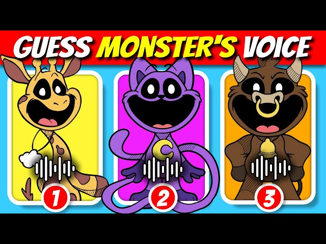 🎵Guess the Smiling Critters Voice (Poppy Playtime Characters) | Quiz
