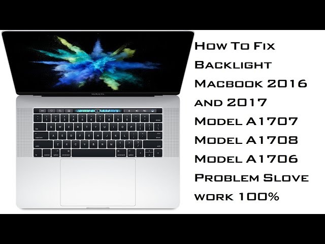 Problem Solved | Repair Backlight LCD Macbook Screen Model A1707 | A1708 | A1706
