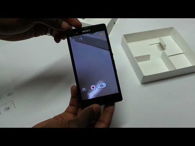 Sony Xperia Z UK Unboxing and First Look [Black Model]