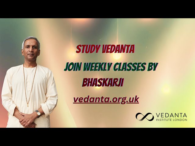 Life Need Not Be Difficult - The Art Of Detachment Vedanta Classes By Bhaskarji