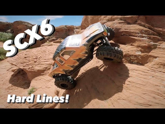 Axial SCX6 Trying Impossible Lines! RC Crawling