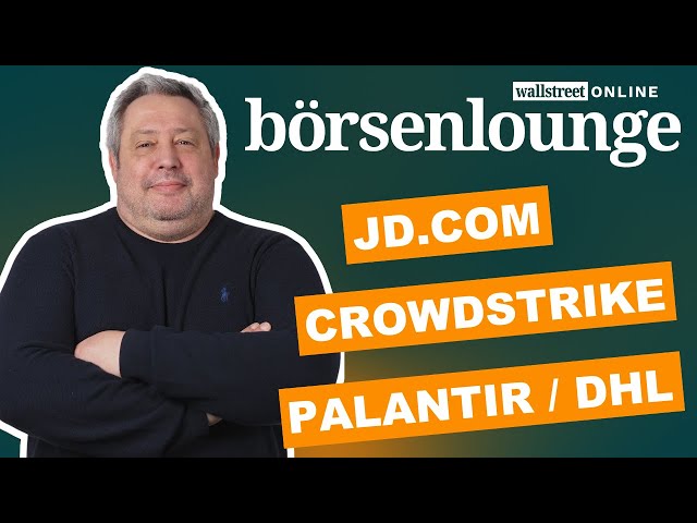 CrowdStrike | Palantir | JD.com - löst Fed-Chef Powell eine Korrektur aus?