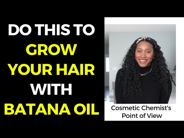 3 EFFECTIVE WAYS TO USE BATANA OIL FOR HAIR GROWTH!