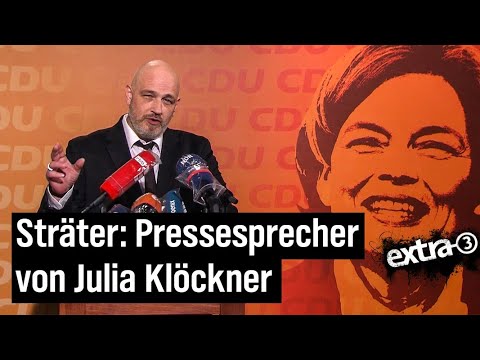 Torsten Sträter als Pressesprecher von Julia Klöckner  | extra 3 | NDR