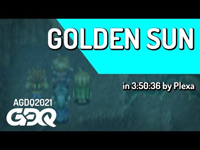 Golden Sun by Plexa in 3:50:36 - Awesome Games Done Quick 2021 Online