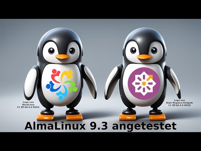 AlmaLinux + Rocky Linux 9.3 angetest - Livestream mit Hauke und Micha