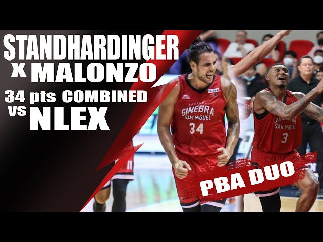 Standhardinger x Malonzo Full Duo Highlights (34 pts Combined) vs NLEX Road Warriors | 1-13-202