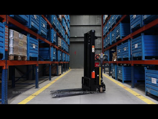 Reach New Heights With This Electric Stacker - Reaching Up To 3 Meters!