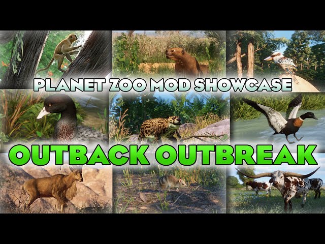 🦘 An OUTBACK OUTBREAK! | Planet Zoo Mod Showcase